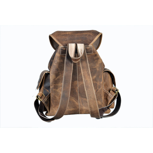 Mochila de Cuero Genuino Crazy Horse de Primera Calidad, Estilo Lujoso, para Hombre, Venta al Por Mayor - Product Image 6