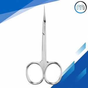Staleks Professional Nail <b>Cuticle</b> <b>Scissors</b> Shiny Polish Stainless Steel Manicure <b>Cuticle</b> <b>Scissors</b> 3.5" 4" <b>Cuticle</b> Shears - Product Image 1