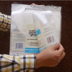 Bolsa de pan con cremallera y logotipo personalizado del superventas, bolsa de plástico transparente para alimentos, embalaje para pan tostado con logotipo personalizado - Product Image 6