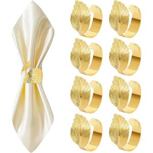 Increíbles servilleteros metálicos que realzan la belleza de la simplicidad en el diseño de la mesa, también funcionan de forma igualmente exitosa para celebraciones formales. - Product Image 3