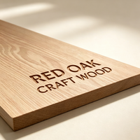 Furniture Grade Red Oak Timber Board Stable & Durable for Indoor Decoration