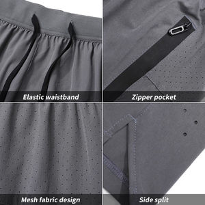 Conjunto Deportivo para Hombre, Camiseta y Pantalones Cortos, 2 Piezas, Ropa Deportiva Transpirable, Traje de Entrenamiento - Product Image 3