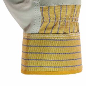 Gants de travail à double paume pour la protection des mains, en cuir, prix de gros, nouveau style, gants de sécurité en cuir résistants à l'huile - Product Image 5