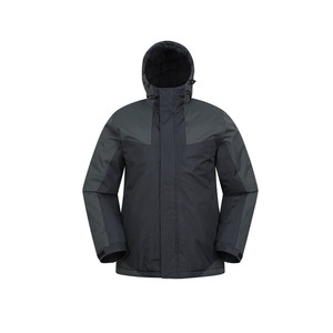 Ensemble veste et pantalon de ski pour homme, imperméable 10 000 mm, à capuche, en polyester/nylon, rembourré en coton PP, combinaison une pièce à fermeture éclair pour adulte - Product Image 3