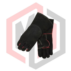 Guantes de Trabajo de Cuero con Parches, Resistentes al Calor y al Fuego, Antidesgarros, Sin Silicona - Product Image 2
