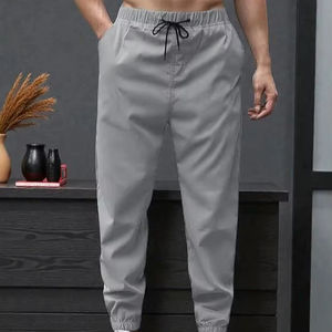 Pantalon de survêtement en coton élégant pour homme |   Jogging confortables à taille élastique - Product Image 1