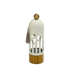 Modern Arabic Calligraphy Metal Incense Burner with Natural Sandalwood Base Elegant Religious <b>Bakhoor</b> <b>Oud</b> Home Decor for Ramadan - Product Image 3