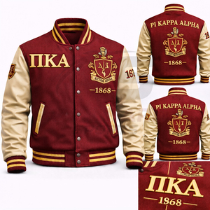 Veste de style universitaire personnalisable de haute qualité pour les fraternités et les équipes universitaires - Product Image 3