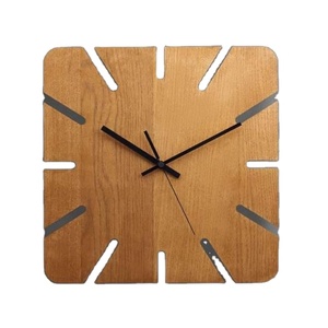 Horloge murale en bois artistique avec oiseau bleu et branche d'arbre, design moderne unique, ronde, décorative, alimentée par piles, pour la maison ou le bureau - Product Image 1
