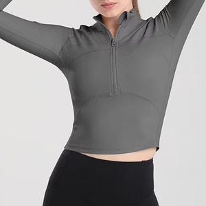 Top Deportivo Ajustado de Color Sólido, Transpirable, para Yoga, de Venta Caliente para Mujer - Product Image 5