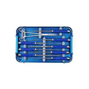 Anterior Cervical Plate Instrument <b>Set</b> High Quality Orthopedic Spine Surgery <b>Tools</b> Stainless Steel <b>Set</b> with Aluminum <b>Box</b> - Product Image 3