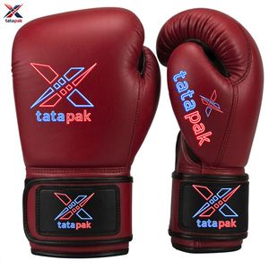 Genuine Leather Boxing Gloves For Unisex Adults custom logo Private Label Pakistan Manufacturer TATAPAK Wholesale Supplier - Product Image 4