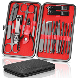 Professional Chiropody Podiatry Instrument Set 18-Piece Manicure Pedicure Kits Stainless Steel Surgical Instruments Sets - Product Image 1