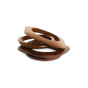 Bracelets élégants en résine et en bois pour des bijoux classiques - Product Image 5