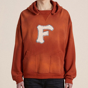 Sweat-shirts à capuche brodés de qualité supérieure, style streetwear oversize pour hommes, respirants, avec logo personnalisé pour adultes - Product Image 5