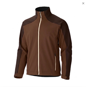 Chaquetas Softshell Personalizadas, Simples, Impermeables, de Spandex/Nylon, con Logotipo Frontal, Transpirables, de Secado Rápido, Resistentes al Viento, de Manga Larga, para Hombre, para Actividades al Aire Libre - Product Image 1