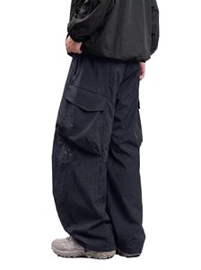 Pantalones Cargo de Senderismo para Hombre, Resistentes al Agua, Cintura Media, Corte Recto Informal, Estilo Paracaídas - Product Image 2