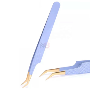 Pince à épiler professionnelle OEM de précision anti-magnétique en acier inoxydable de haute qualité, personnalisable avec logo de marque privée - Product Image 4