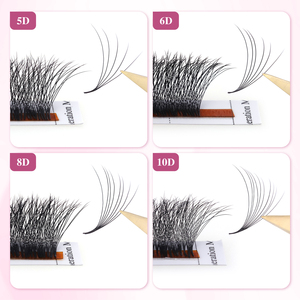 NAGARAKU <span class=keywords><strong>Cils</strong></span> pré-faits en éventail Série Air Volume 1200 Extensions de <span class=keywords><strong>cils</strong></span> doux et naturels Fournisseur en gros - Product Image 5