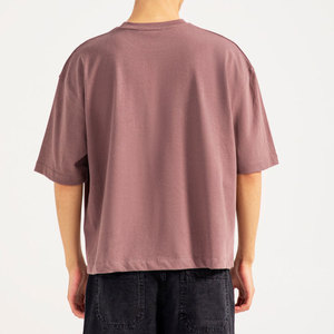 T-shirt ample en coton 100% écologique de haute qualité pour homme, idéal pour l'entraînement, fabriqué au Pakistan – Vente chaude, prix abordable, quantité en gros - Product Image 2