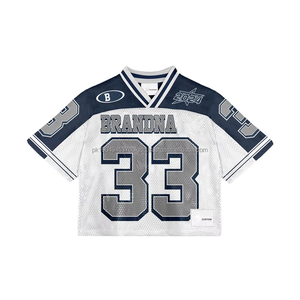 USA TRADE Custom Logo Men's <b>Top</b> Sport Team Training <b>Mesh</b> Jersey Football and Baseball Uniform with Soccer Uniform T Shirt - Product Image 5