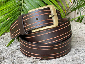 Nuevo cinturón de cuero con hebilla para hombre, cinturón informal Formal impecable de alta calidad, cinturón marrón de cuero genuino para hombre con hebilla ajustable - Product Image 3