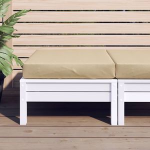 Cojines y almohadas de exterior de fibra de espuma 100% poliéster, color beige melange, cojín para paleta - Product Image 3
