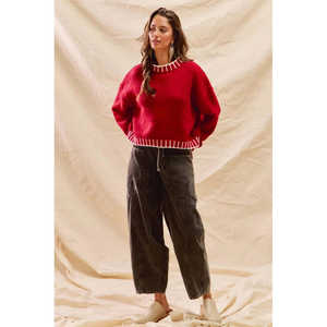 Pull de vacances de Noël pour femme coupe ample donc ME Design - Product Image 6