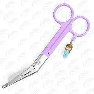 Ciseaux à pansements en acier inoxydable de haute qualité pour premiers secours médicaux et instruments chirurgicaux - Product Image 5