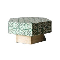 Mesa de centro con incrustaciones de hueso hecha a mano, muebles con incrustaciones de hueso para sala de estar a precio mayorista - Product Image 4