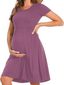 Vestido de Maternidad de Alta Calidad 2026 para Mujer, con Logotipo Personalizado, Transpirable, Camiseta de Maternidad sin Mangas para Lactancia - Product Image 3