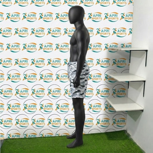Shorts décontractés pour hommes, shorts de sport pour adultes, vente en gros, vêtements de sport pour hommes, shorts de course couleur unie - Product Image 4