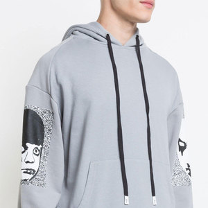 Sudadera con Capucha de Punto Premium 100% Algodón para Hombre, Hecha a Medida, de Alta Calidad para Invierno, con Técnica de Impresión, Diseño Forrado, Impresión de Logotipo, OEM - Product Image 5