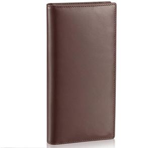 High Quality Lightweight Genuine Leather Men's <b>Wallet</b> with Custom Logo <b>Long</b> Length Factory-Made Wholesale Price - Product Image 1
