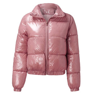 Nouvelle arrivée : veste courte matelassée à fermeture éclair pour femmes, style européen, hiver chaud, épaisse, style streetwear, veste courte à bulles pour femmes - Product Image 6