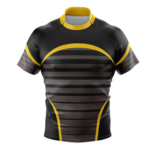 Nuevo Jersey de Rugby Sublimado Personalizado de Primera Calidad, Transpirable, 100% Poliéster, Tejido de Alto Rendimiento, Impresión Resistente a la Decoloración, Corte Regular - Product Image 1