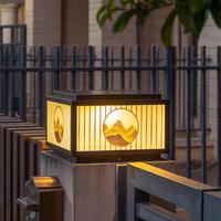 Lámparas Solares LED Recargables para Exteriores, Impermeables, Negras, E27, IP65, con Sensor de Movimiento, 3000K, para Jardín, Patio, Puerta de Villa