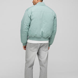 Chaqueta Bomber Estilosa para Hombre con Diseño de Béisbol Bordado, Cuello Alto, Chaquetas de Primavera de Alta Calidad para Hombre - Product Image 2