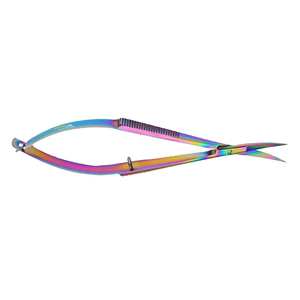 Ciseaux à cuticules en acier inoxydable de haute qualité, personnalisés, à pointe fine, pour la beauté et les sourcils, service OEM - Product Image 5