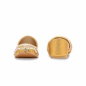 Flats Khusa de fantaisie doré pour filles KD2252 - Product Image 2