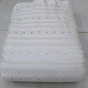Premium Eco-Friendly Breathable Printed Malty <b>Embroidery</b> <b>Fabric</b> Polyester Georgette Mesh Lace Bridal Wedding Dress Designer Bag - Product Image 4