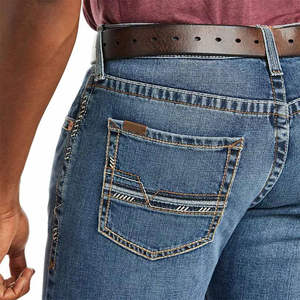 Jeans pour hommes à prix abordable, vente en gros, coupe slim, en denim stretch, bleus et noirs, pour hommes, effet délavé - Product Image 6