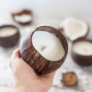 Natural Coconut Shell <b>Candles</b> Scented Luxury <b>Candles</b> Private Label Scented <b>Candle</b> <b>Set</b> - Product Image 1