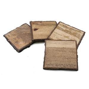 Posavasos de Madera con Acabado Clásico Premium, Diseño Ecológico Hecho a Mano para Hogar y Oficina, Elegancia Funcional, Protegen las Mesas de Derrames, 5 mm - Product Image 1