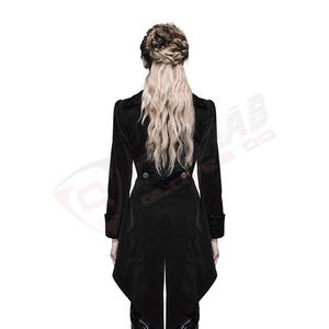 Veste longue gothique 2026, veste longue noire de style victorien, respirante, avec broderie, pour femmes - Product Image 4