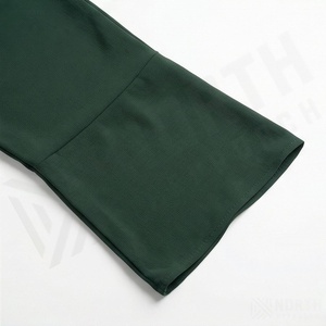 ชุดกิโมโนแบบ OEM ปี 2025 เสื้อคลุมอาบายะ ผ้าโพลีเอสเตอร์เนื้อนุ่ม ยืดหยุ่นสูง หนาขึ้น สำหรับผู้หญิงมุสลิม คอวี แขนยาว เหมาะสำหรับงานปาร์ตี้ รอมฎอน งานแต่งงาน - Product Image 5