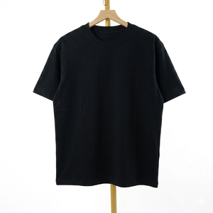 Wholesale Custom Embroidered logo 220g 100% Cotton White T Shirt Dropped Shoulders Blank Plain Oversized Mens <b>Tshirt</b> - Product Image 2