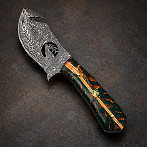 Cuchillo de caza de nueva llegada en oferta con mango de piña, cuchillos de caza para exteriores con hoja de acero de Damasco cortada con alambre - Product Image 5