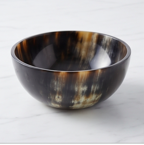 Cuenco de Cuerno Tradicional Auténtico, Pieza Decorativa de Cuerno Pulido Hecha a Mano, Ideal para Comedor, Decoración del Hogar y Estilo Interior - Product Image 3