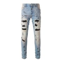 Pantalones Vaqueros Rectos de Cintura Media para Hombre, Material Grueso, Alta Calidad, Transpirables, Ecológicos, Lavados con Piedras, Invierno, Color Sólido